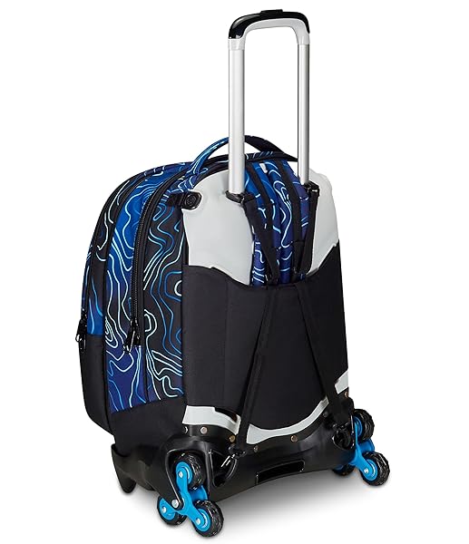 Zaino Scuola Seven Advanced Detach – Blu, 35 Litri, Doppio Scomparto Con Tasca Staccabile, Porta PC, Per Medie E Superiori